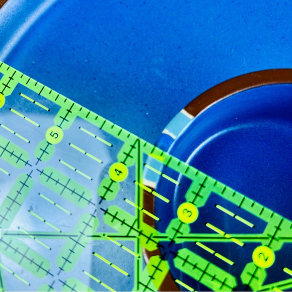 Sky Blue Chip And Dip SET Portuguese Dansk Mesa Ceramic Serving Platter 13” - Picture 11 of 11